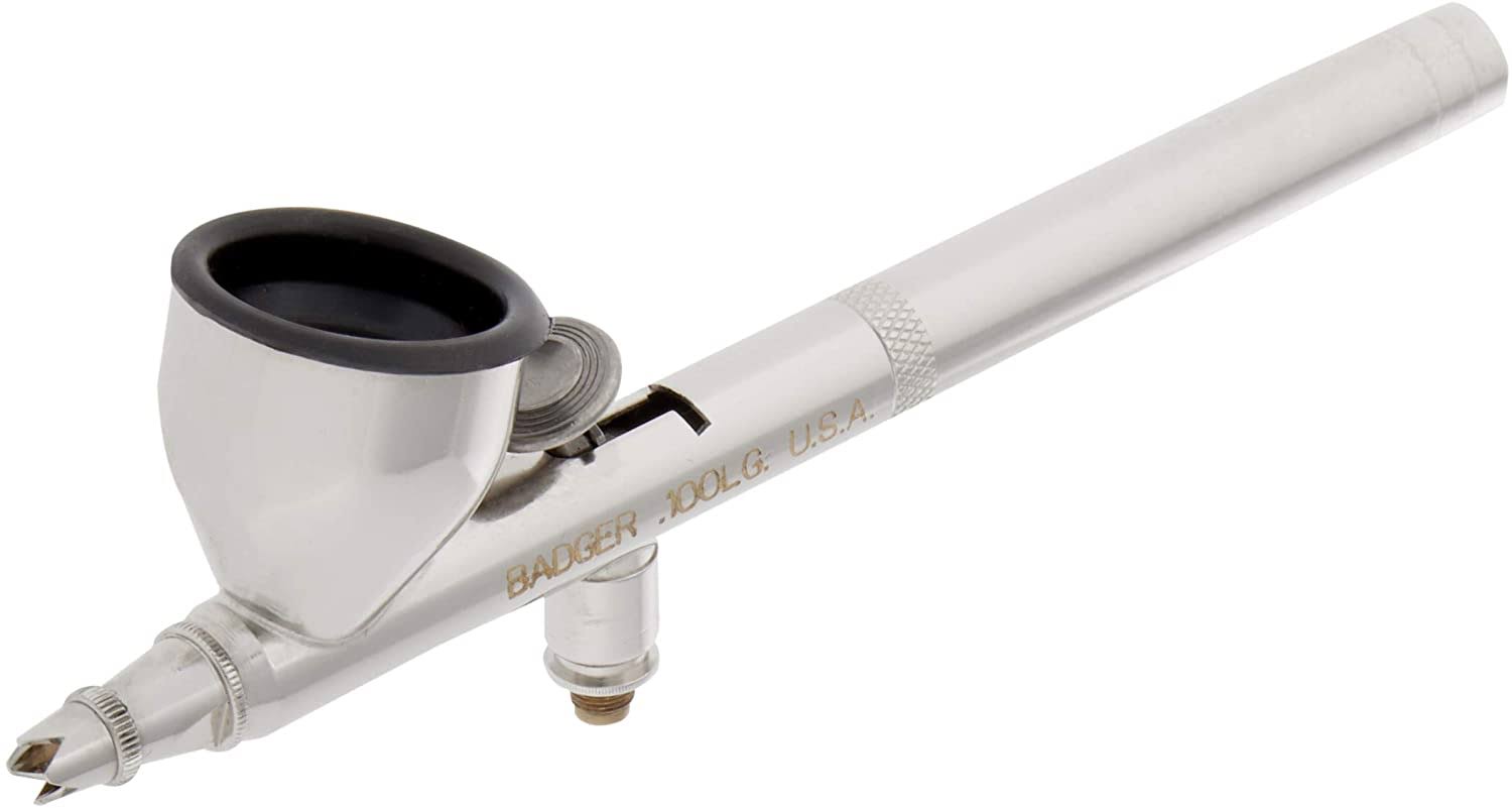 Badger Air-Brush Co 100LG Gravity Airbrush - Feed Fine Head, Large Cup, LG Airbrush