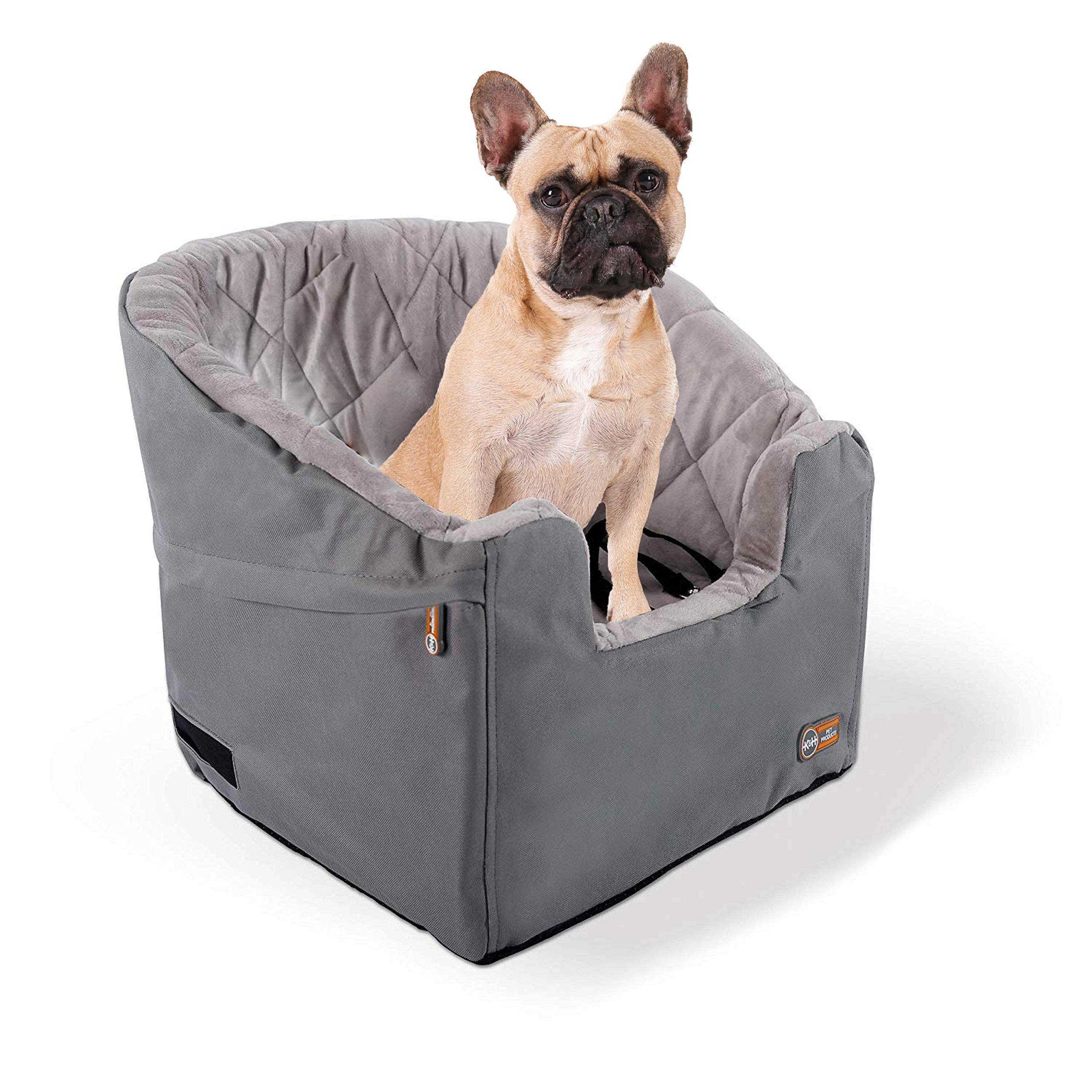 K and H Pet Products Bucket Booster Pet Seat - Small, Gray, 14.5" x 20"