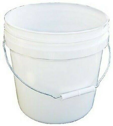New Industrial Pail With Handle encore 201213 2 Gallon White