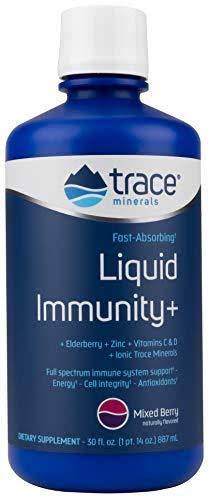 Liquid Immunity Mixed Berry, Vitamin C, Vitamin D, Elderberry, Zinc, F