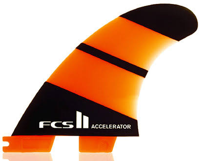 FCS II Accelerator Neo Glass Thruster Fin - Orange
