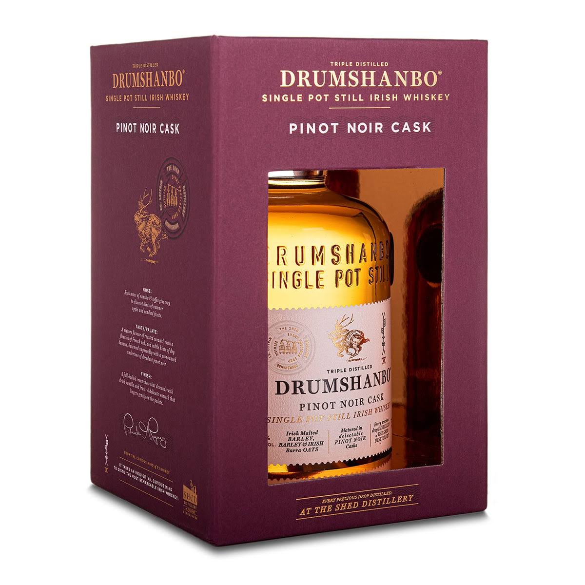 Drumshanbo Pinot Noir Cask Single Pot Still Irish Whiskey 43% Vol. 0,7l in Giftbox