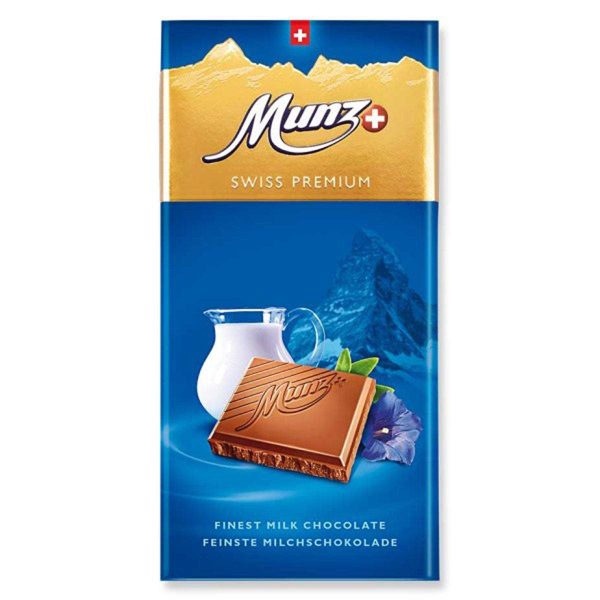 Munz Swiss Chocolate Bar - Milk Chocolate (100 Gram)