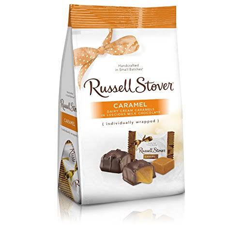 Russell Stover Milk Chocolate Caramels 2 Bag Pack