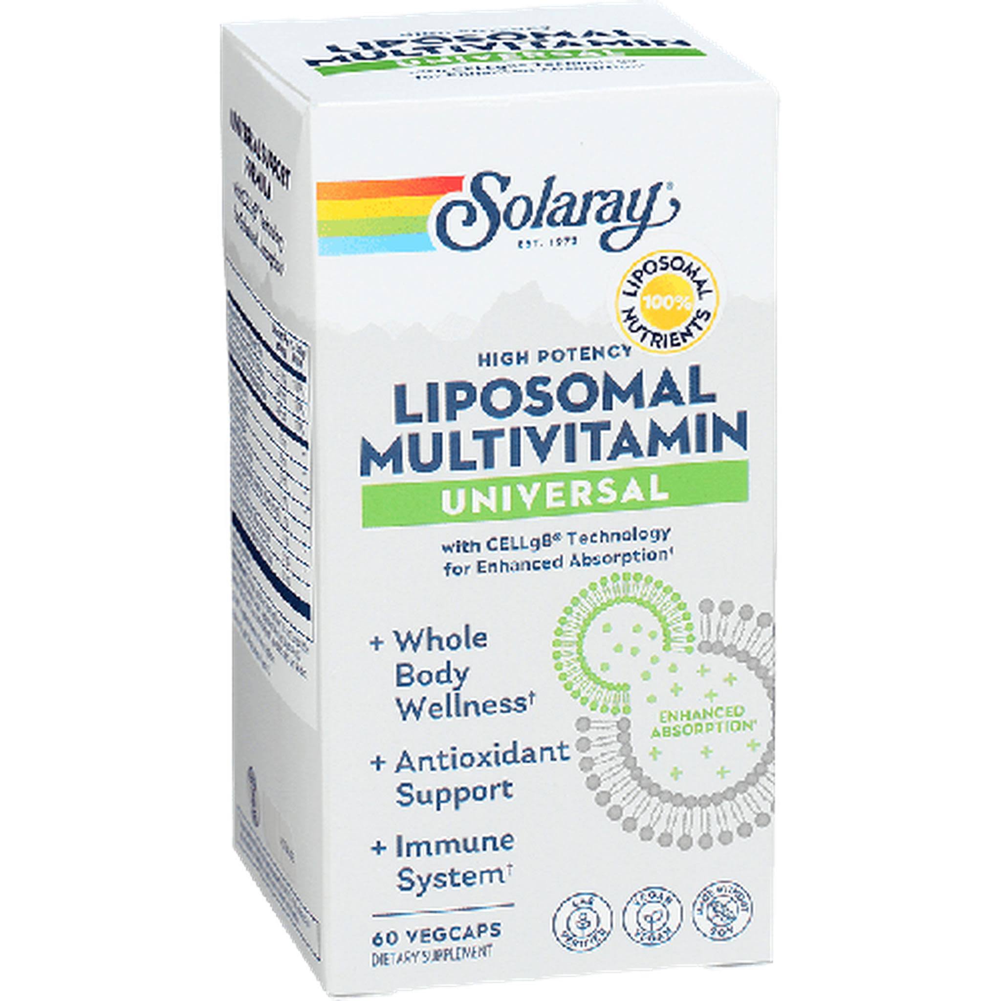 Solaray Universal Multivitamin Liposomal 60 Vegetable Capsules