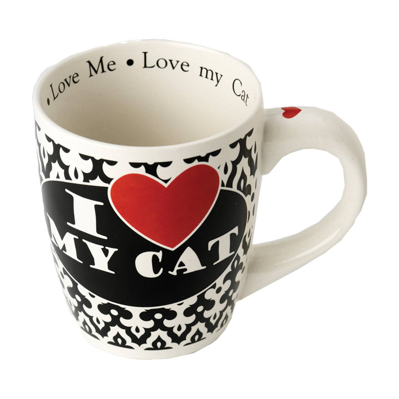 Petrageous Designs I Love My Cat Jumbo Ceramic Mug, 28 oz