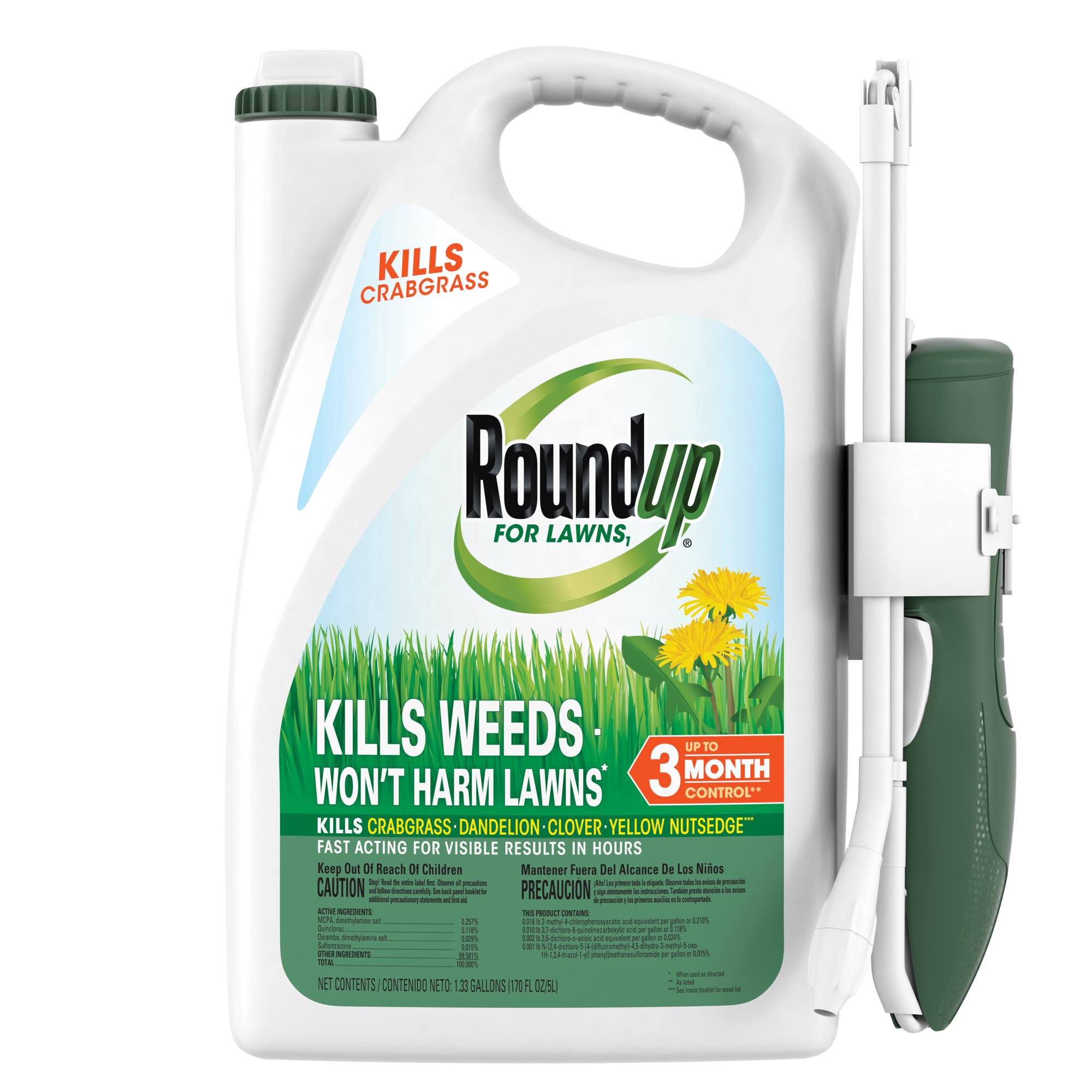 1.33gal Roundup RTU Weed Killer