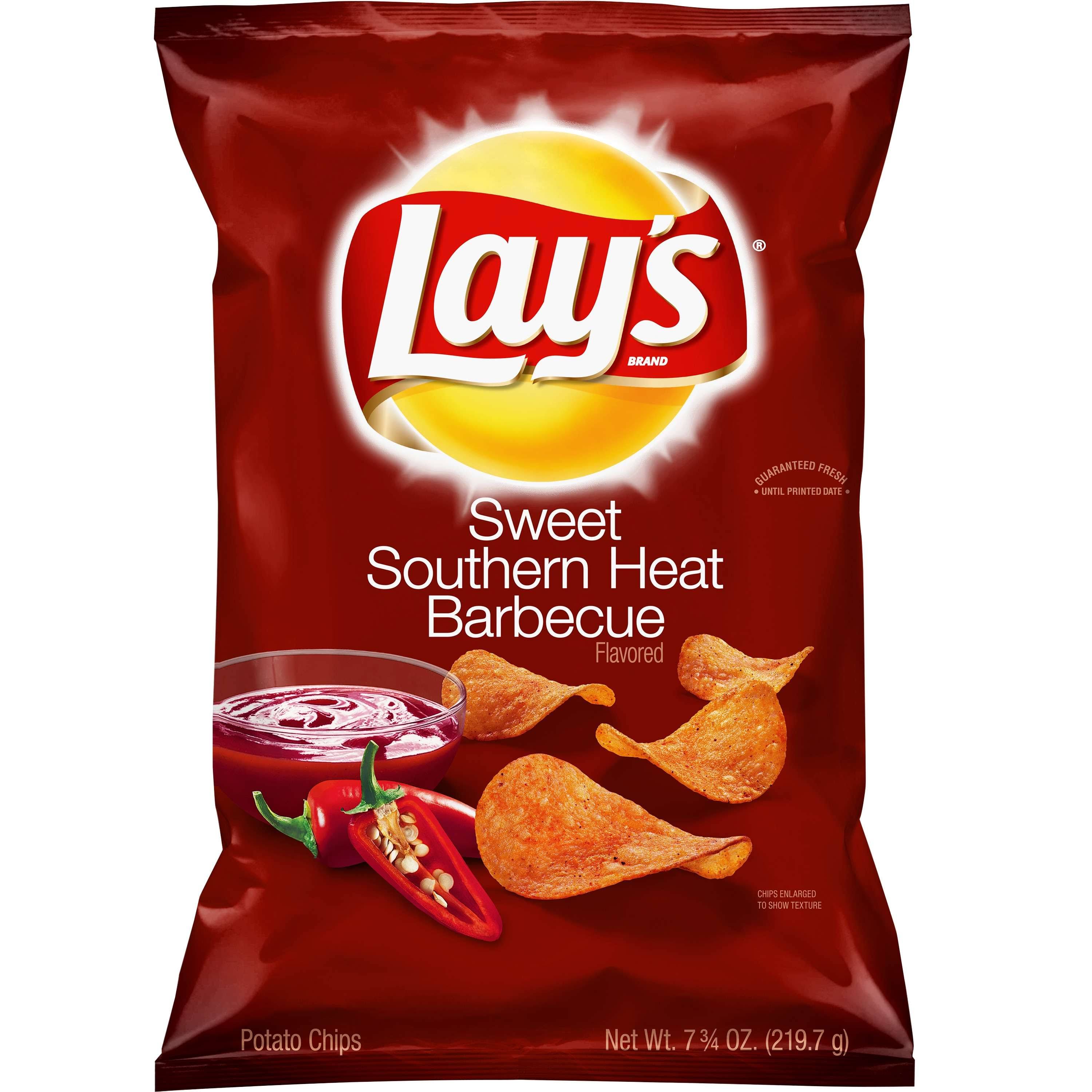 Lay's Potato Chips - Sweet Southern Heat Barbecue, 7.75oz