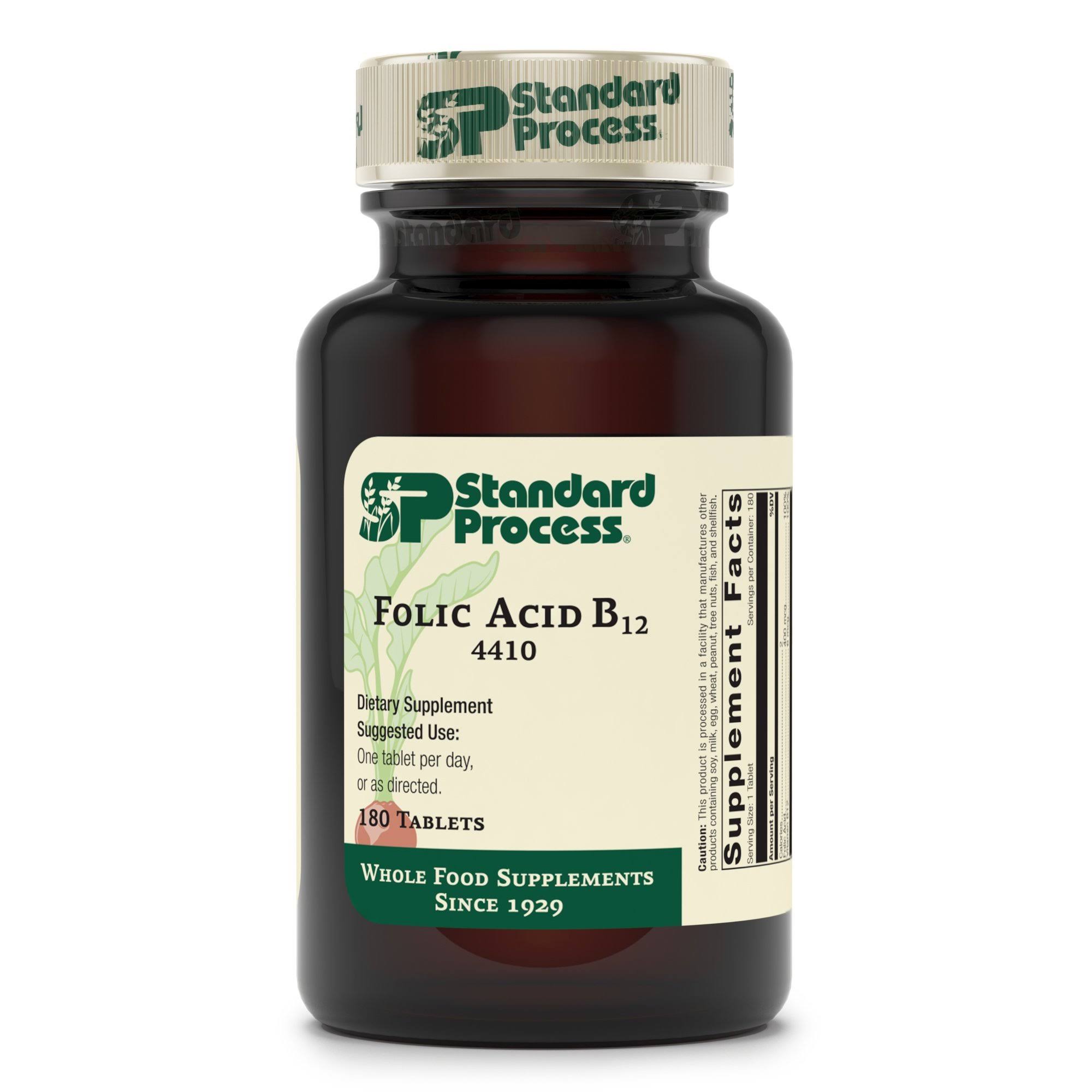 Standard Process - Folic Acid B12-180 Tablets