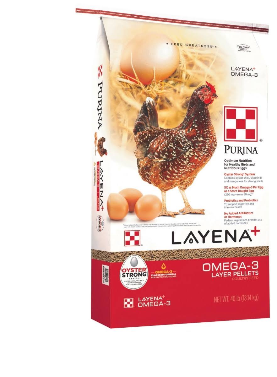 Purina Layena Plus Omega-3 40 Pound