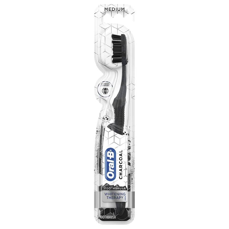 Oral-B Charcoal Medium Whitening Therapy Toothbrush