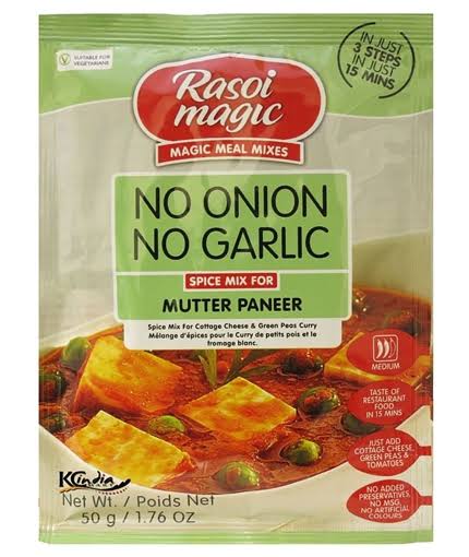 Rasoi Magic No Onion No Garlic Mutter Paneer - 50g