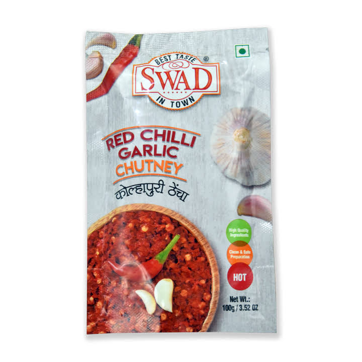 Swad Red Chili Garlic Chutney 100 GMS