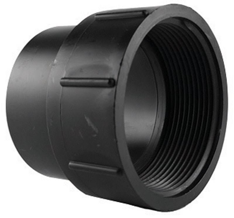 Charlotte Pipe Fitting Cleanout Adapter - 3"