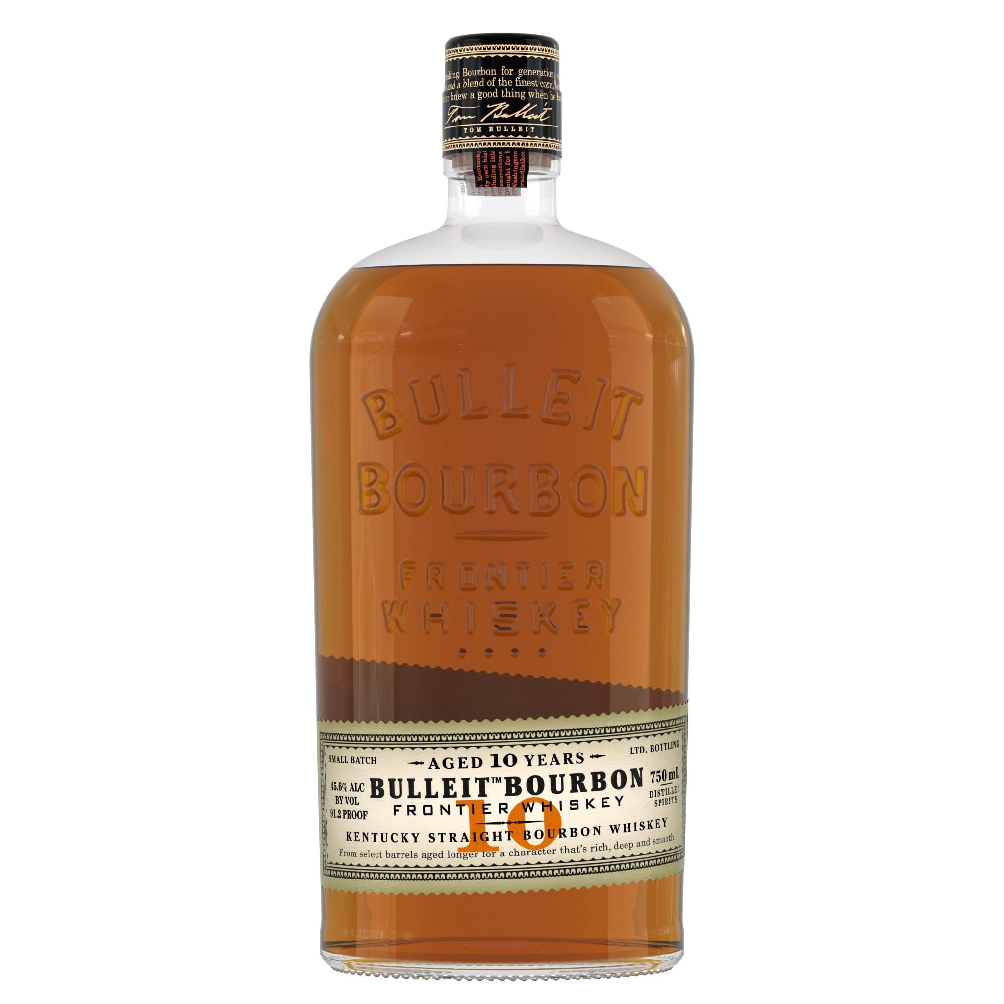 Bulleit Whiskey, Kentucky Straight Bourbon - 750 ml