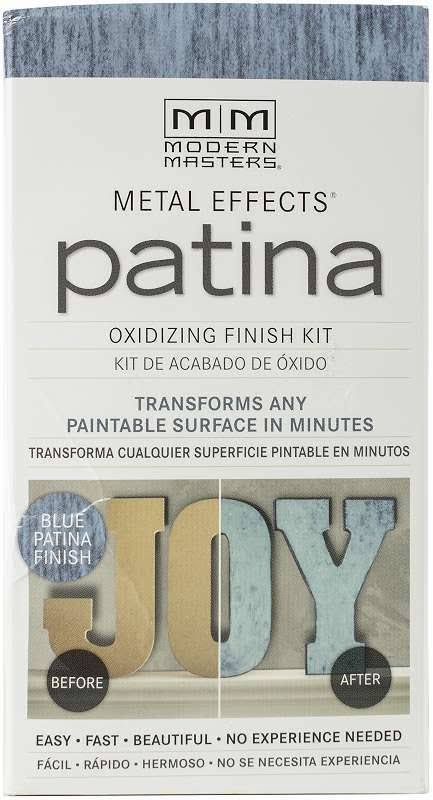 Modern Masters Blue Patina Metal Effects Paint Oxidizing Finish Kit - 2oz