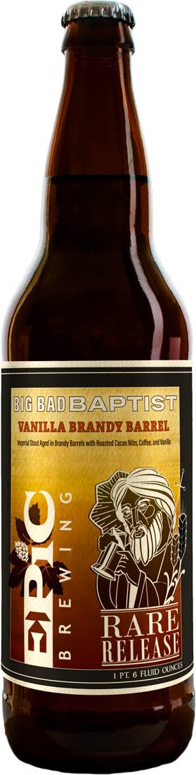 Epic Brewing Big Bad Baptist Vanilla Brandy Imperial Stout
