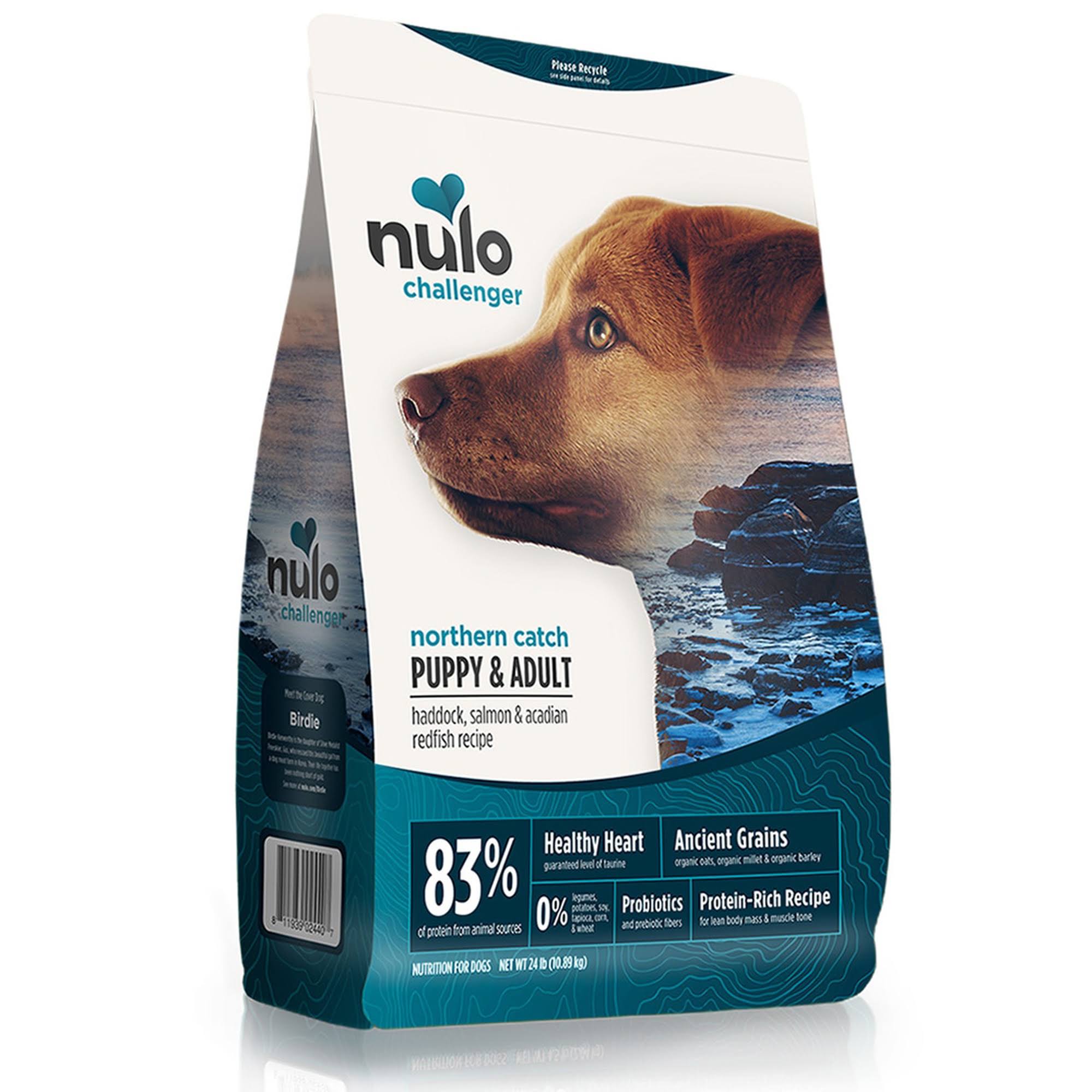 Nulo Challenger Northern Catch Haddock, Salmon & Redfish Dry Dog Food, 11 Pounds