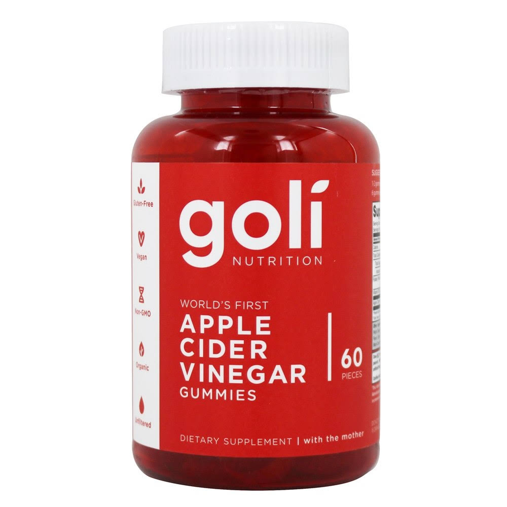 Goli Nutrition - Apple Cider Vinegar Gummies - 60 Gummies