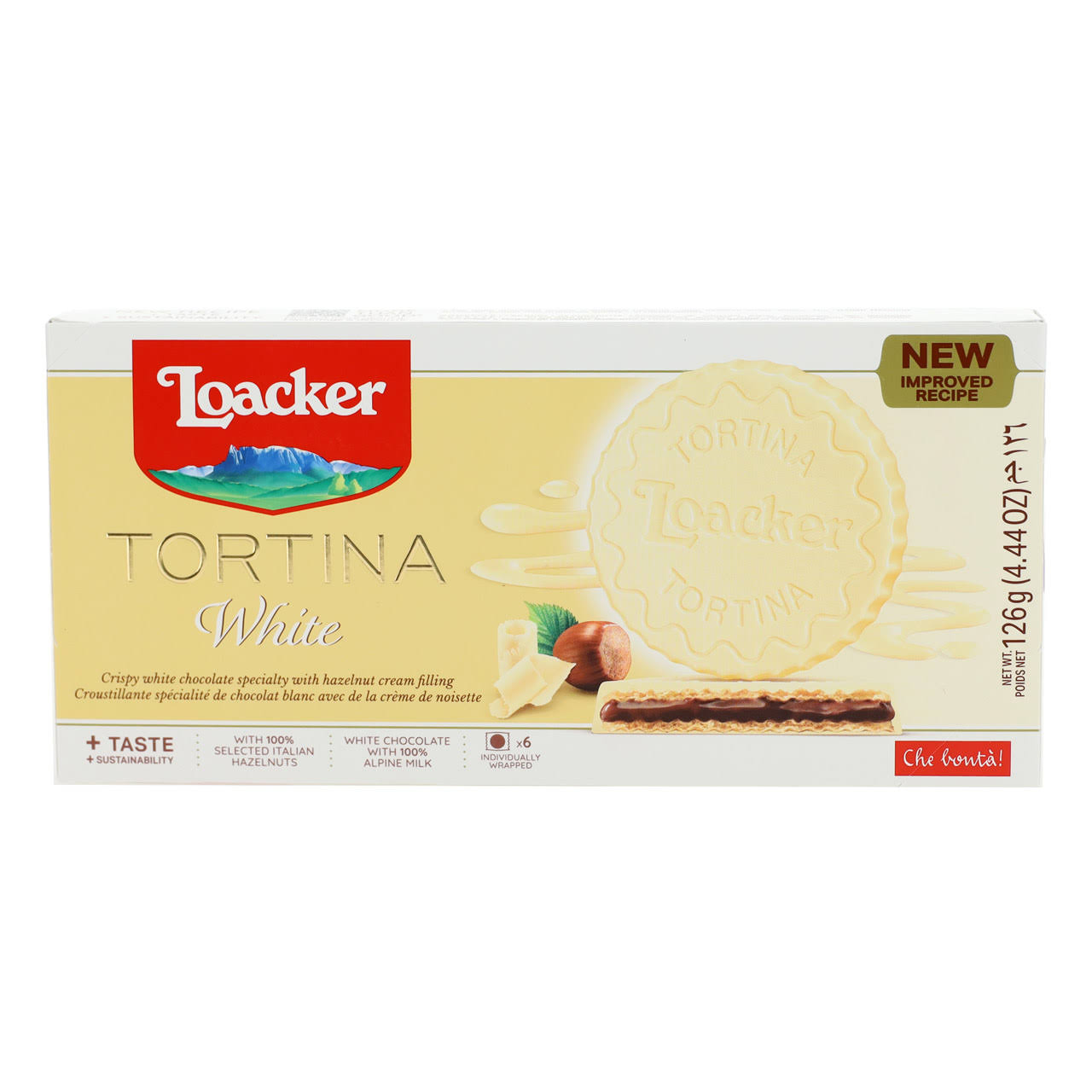 Loacker Gran Pasticceria Tortina White 125g4.41 Oz