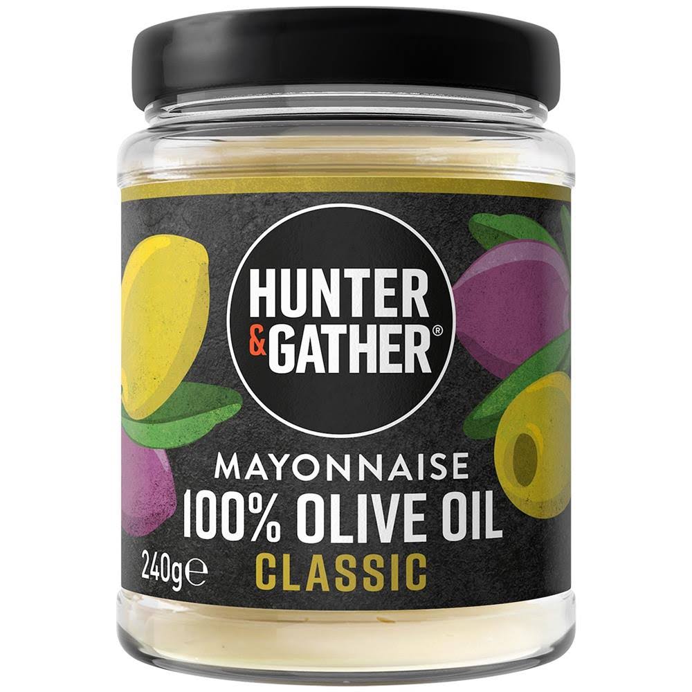 Hunter & Gather Classic Olive Oil Mayonnaise 240g