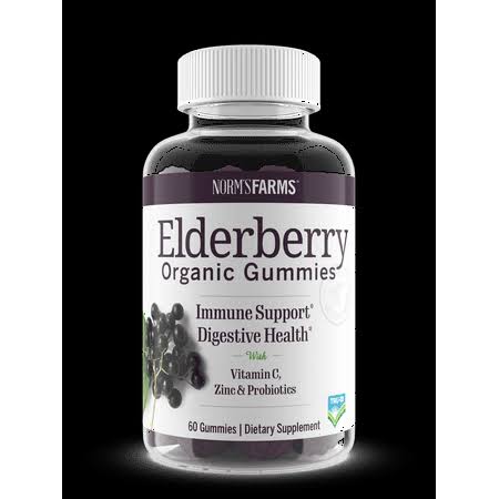 Norms Farms Elderberry Probiotic Gummies - 60 ct