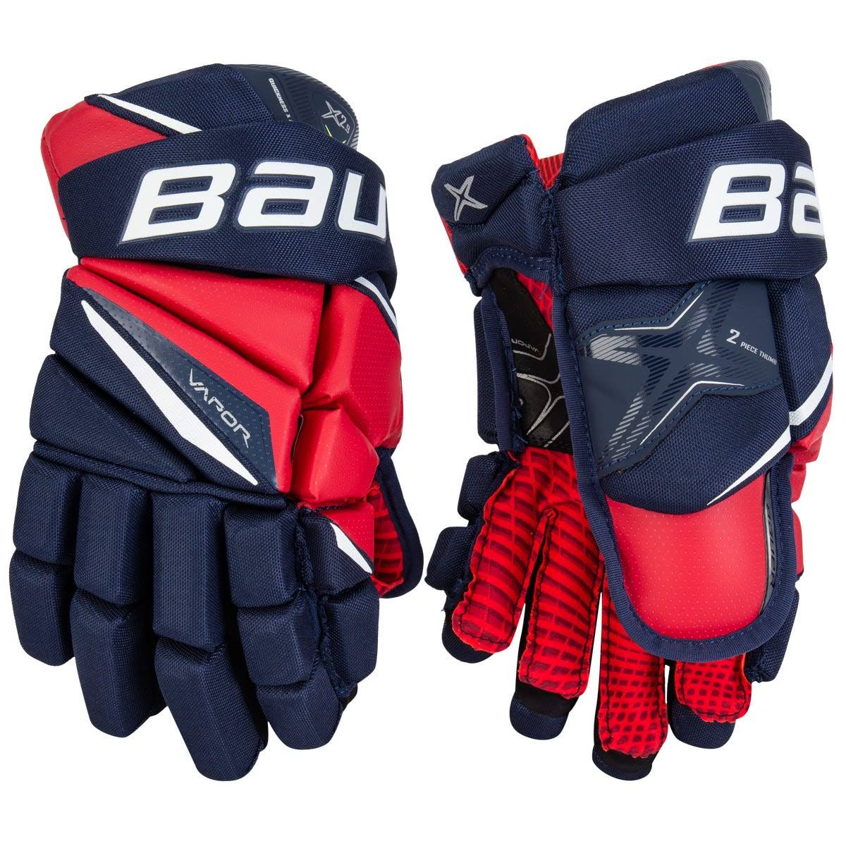 Bauer Vapor X2.9 Hockey Gloves - Senior - Navy/Red/White - 13.0"