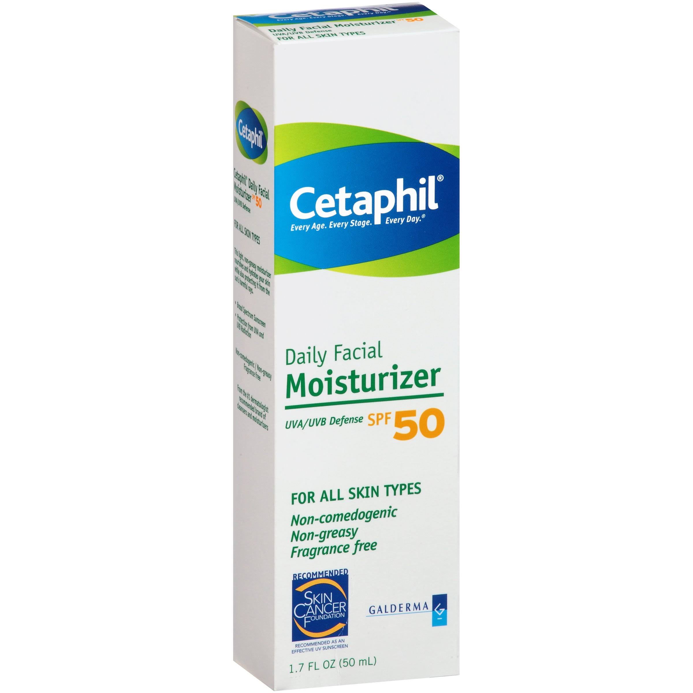 Cetaphil Daily Facial Moisturizer with Sunscreen - SPF 50 Plus, 1.7oz