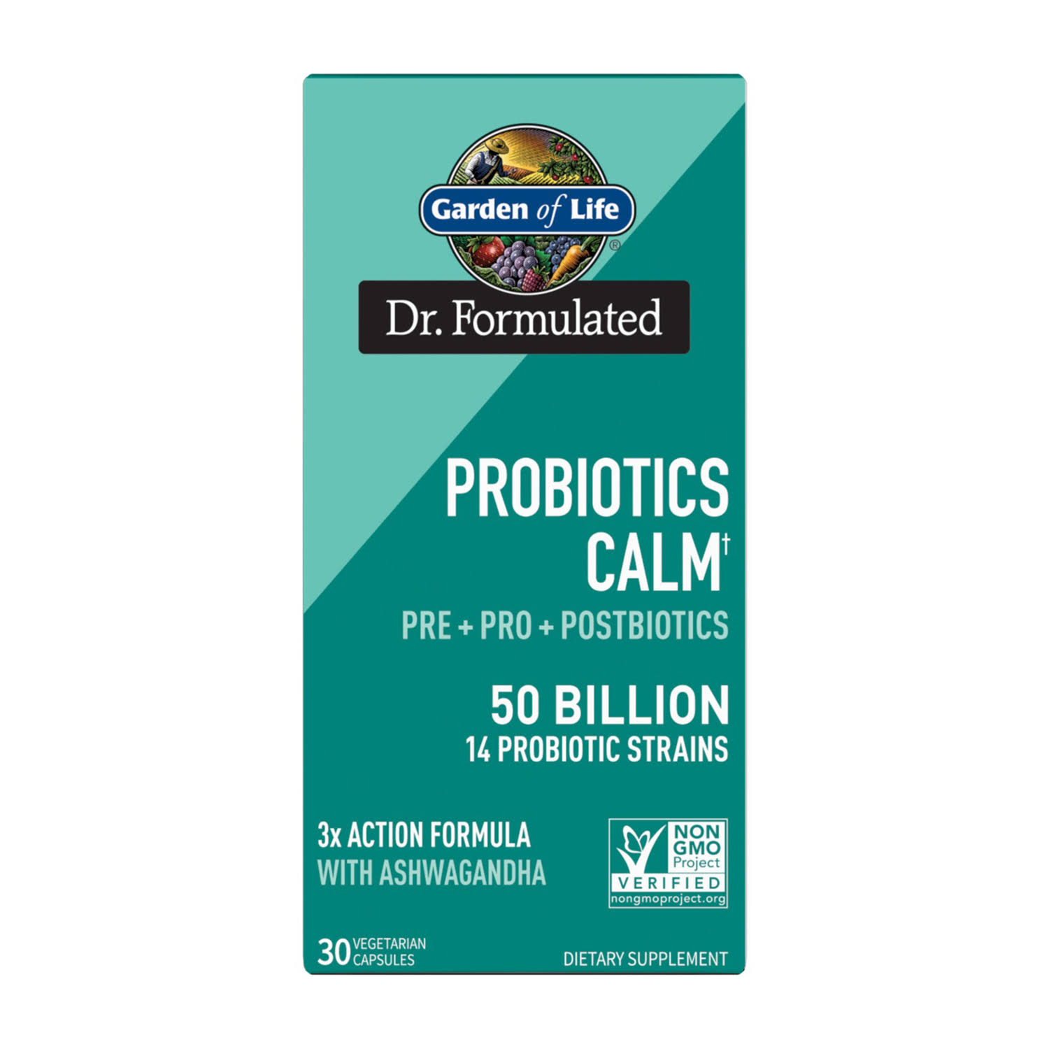 Garden Of Life Probiotics Calm, 50 Billion, Capsules - 30 capsules