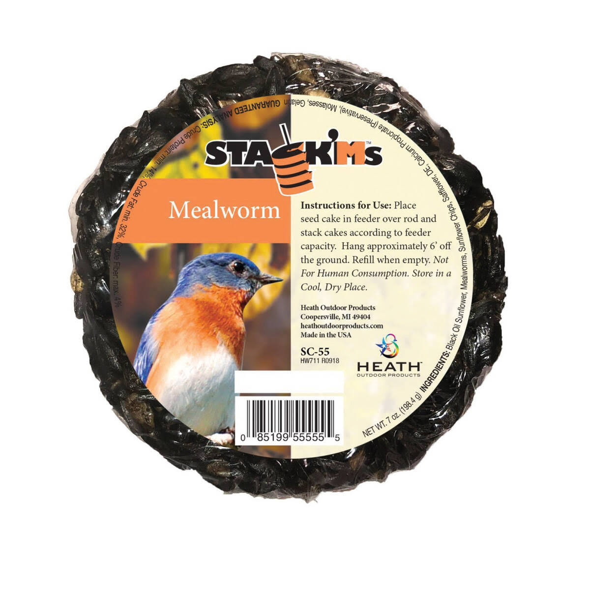 Heath HEATHSC55 Seed & Mealworm Stack M Seed Cakes
