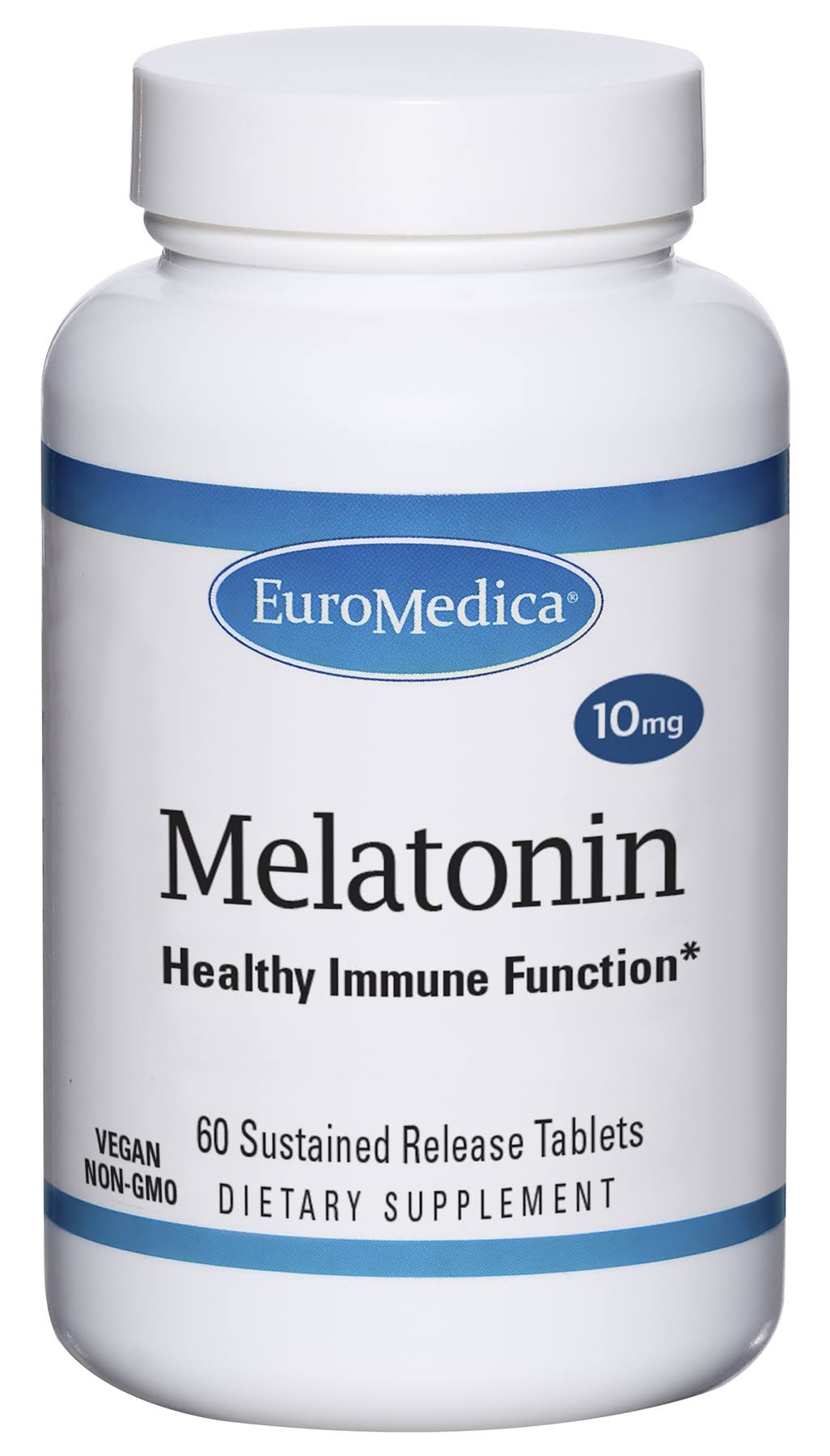 EuroMedica - Melatonin 10 mg - 60 Sustained Release Tablets