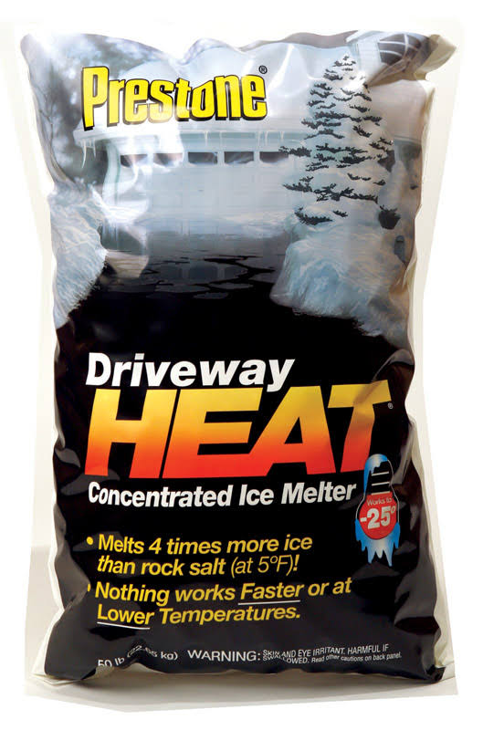Prestone 20b Heat Driveway Heat Concentrated Ice Melter - 20lb