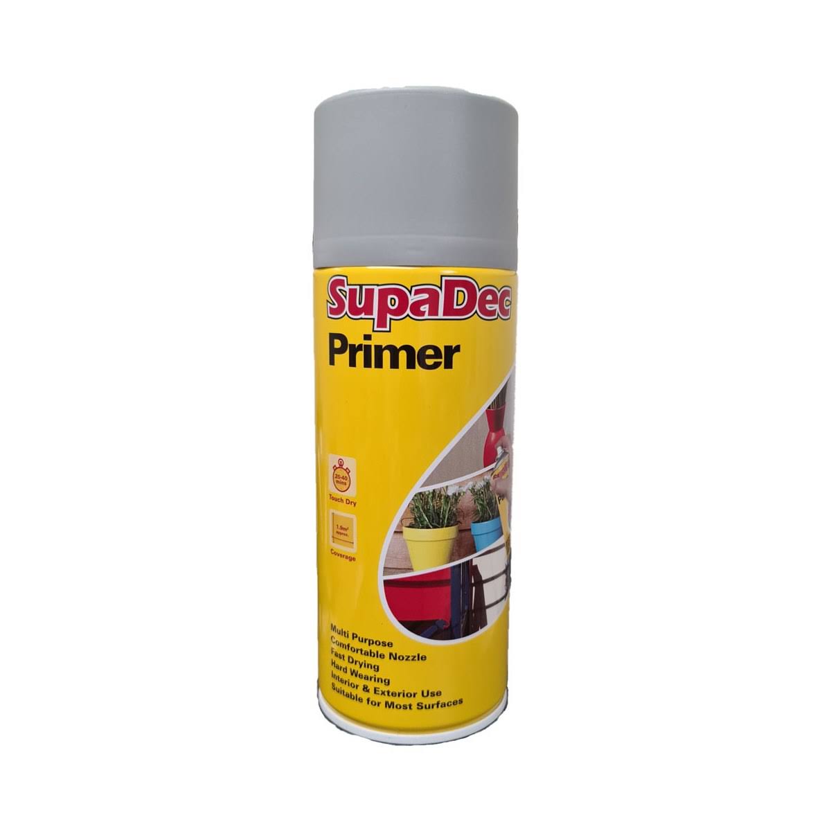 SupaDec Spray Paint - Grey, 400ml
