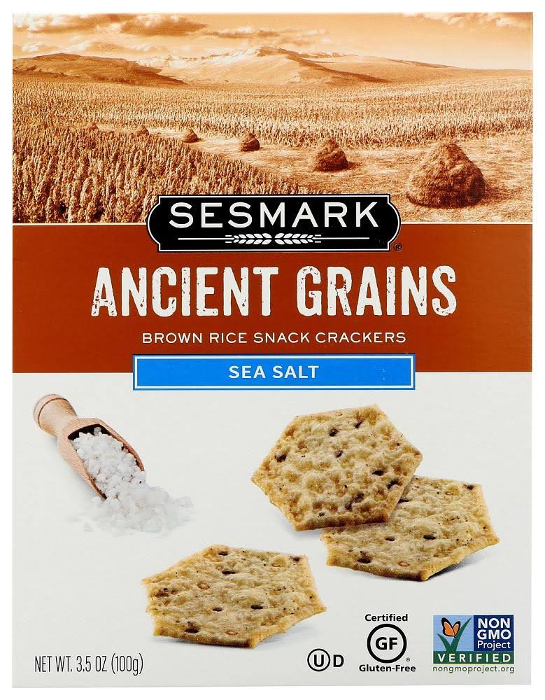 Sesmark Foods Sea Salt Snack Crackers