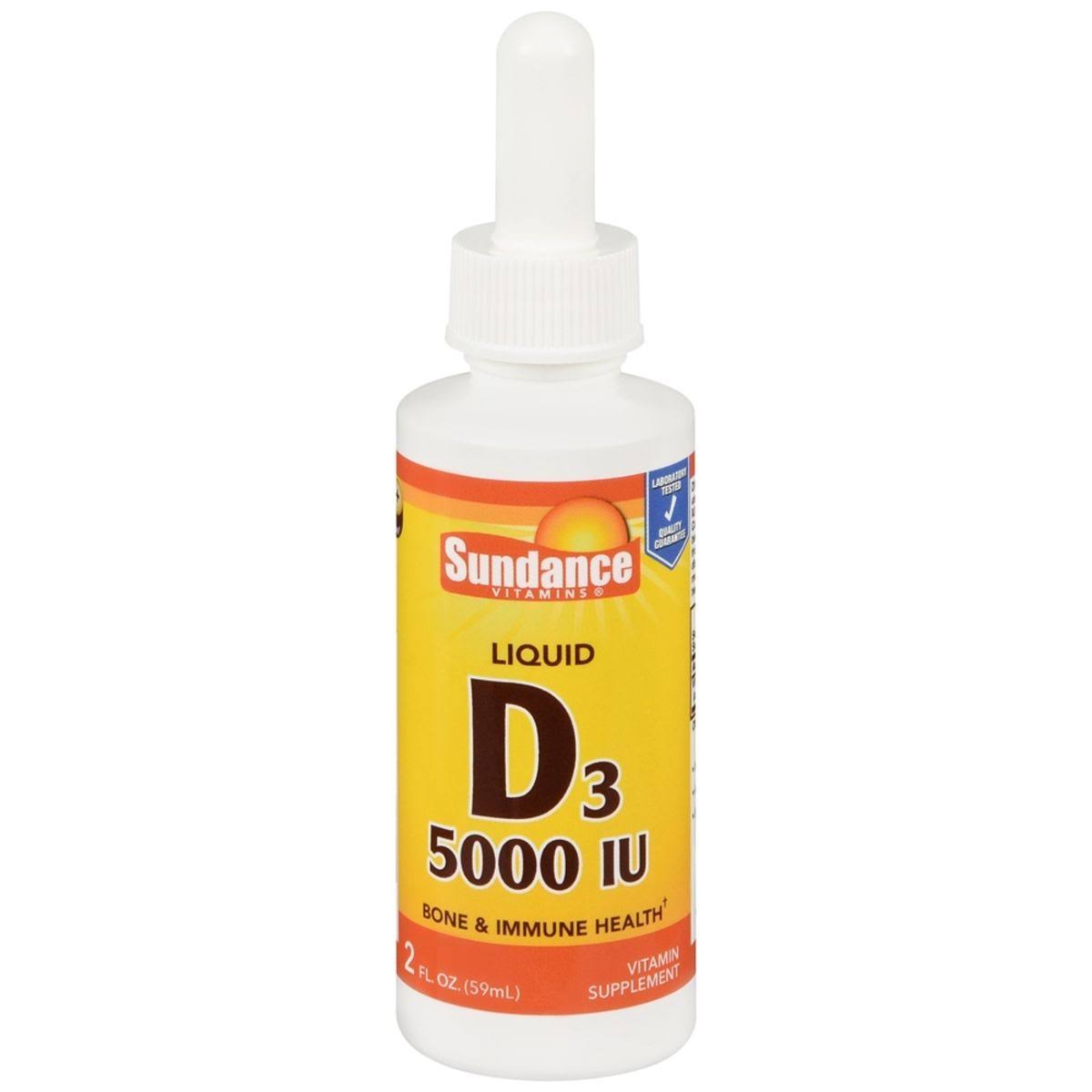 Sundance Vitamin D3 Liquid, 5000 IU, 2 oz (Pack of 1)