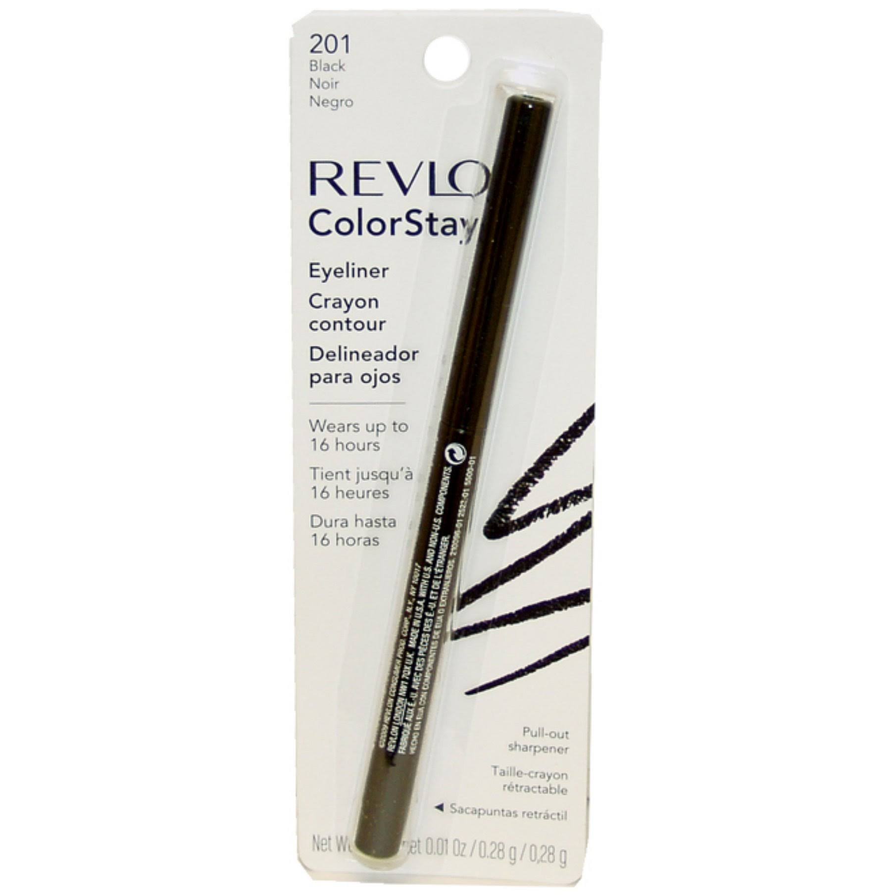 Revlon ColorStay Eyeliner - 201 Black, 0.28g