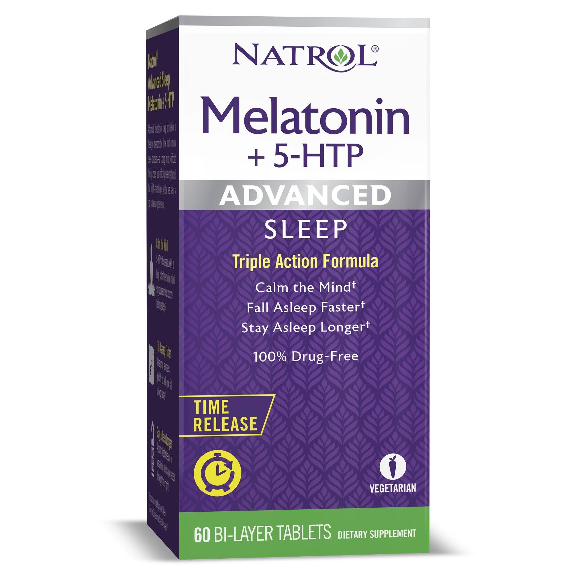 Natrol Advanced Sleep Melatonin Supplements - 60pcs
