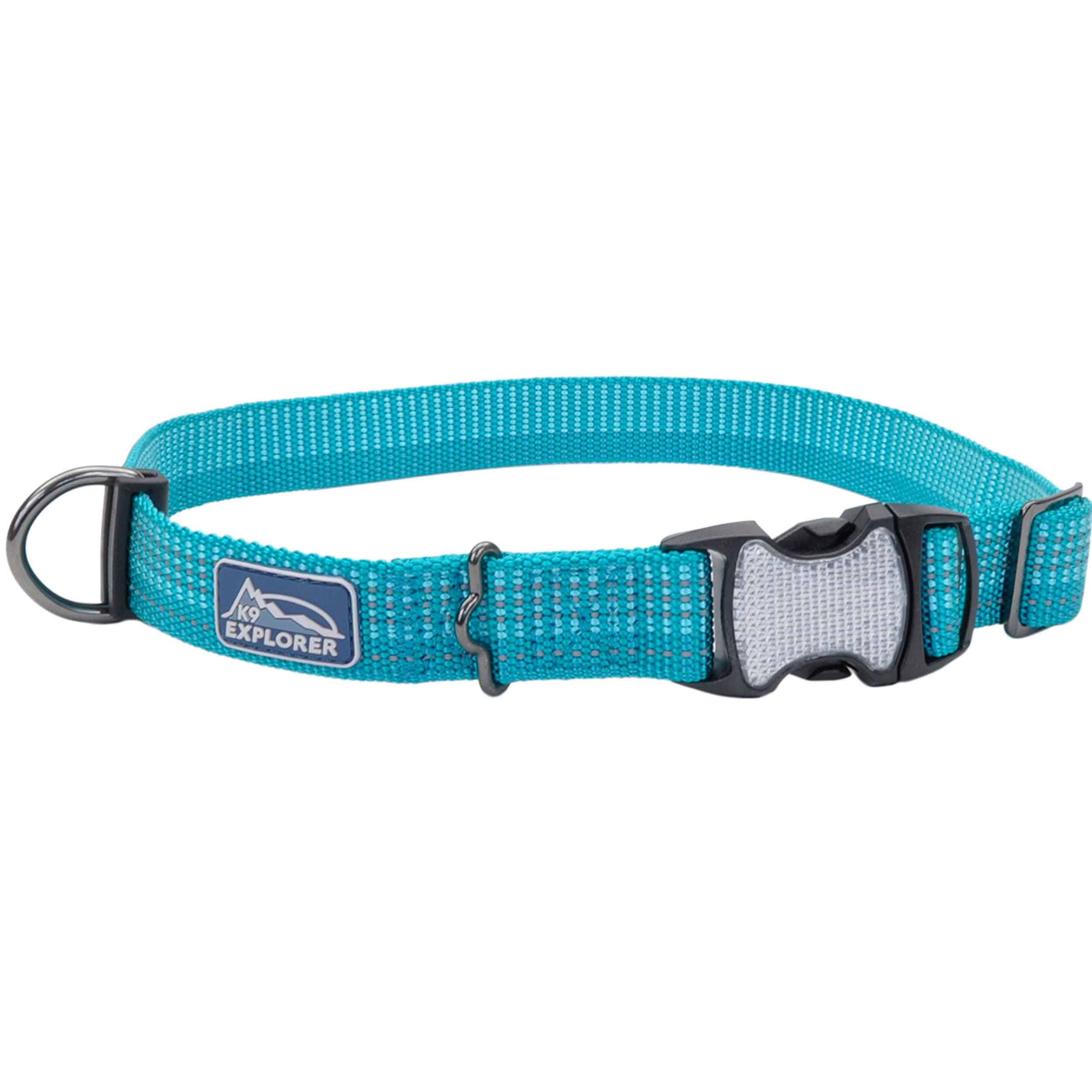 1" x 18-26" Ocean K9 Explorer Brights Reflective Adjustable Dog Collar