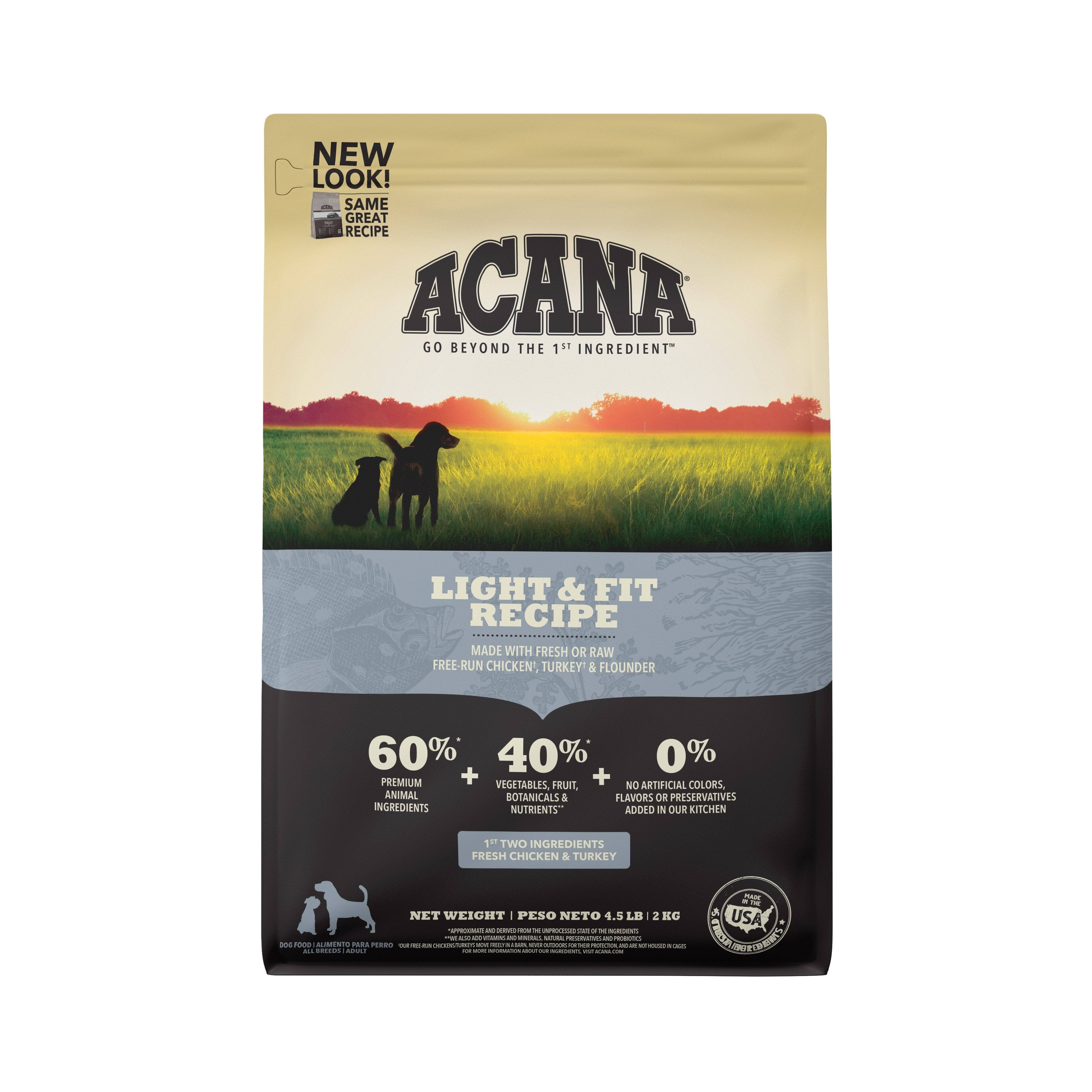 Acana Light and Fit Dry Dog Food 2kg