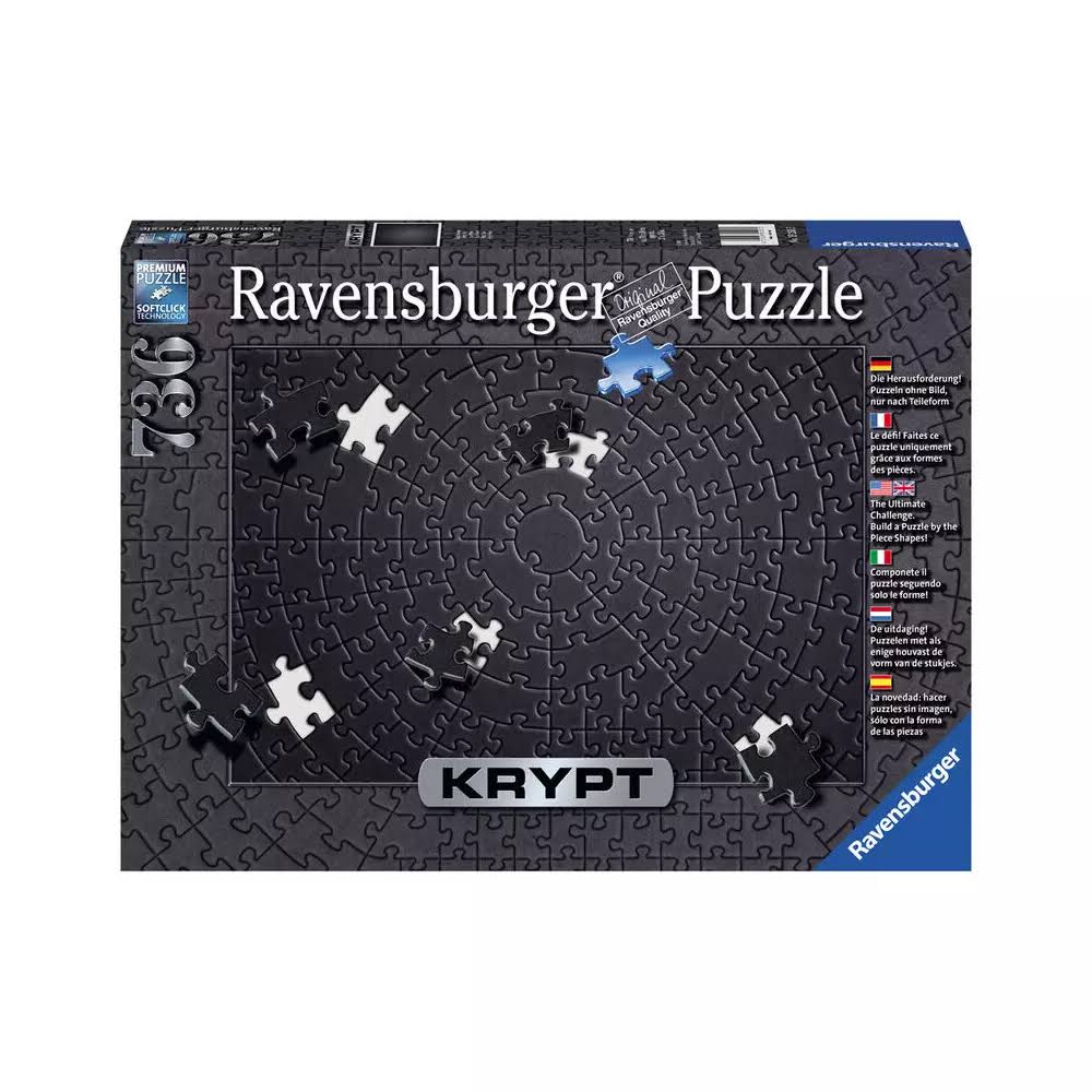 Ravensburger Krypt Puzzle - Black, 736pc