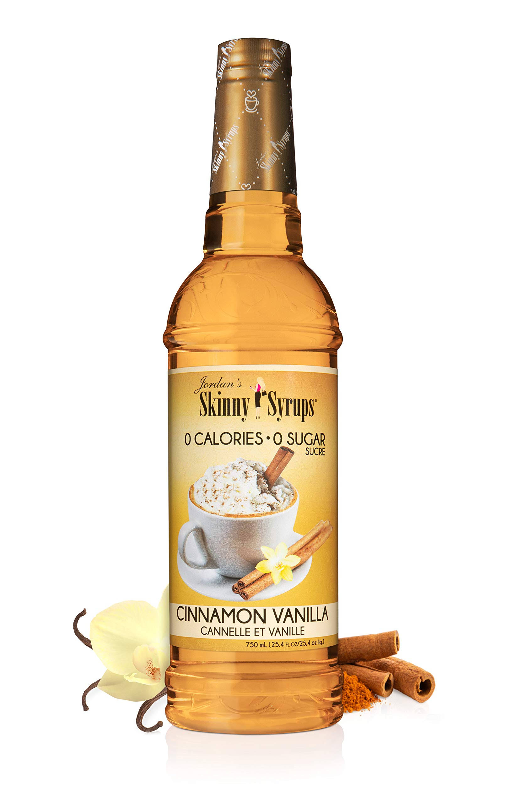 Jordan's Sugar Free Skinny Syrups - Cinnamon Vanilla, 25.4oz