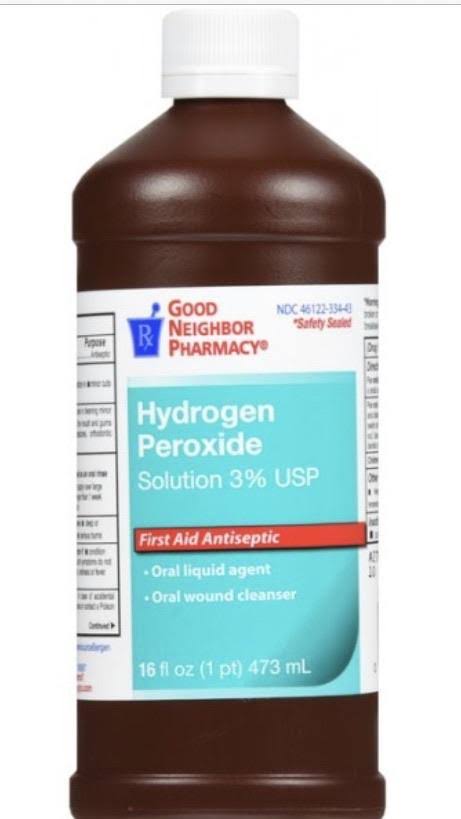 GNC Hydrogen Peroxide Solution 16 oz