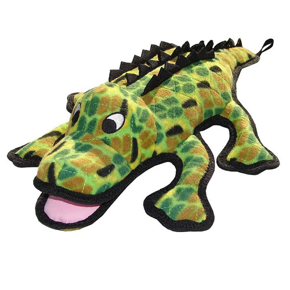 Tuffy's Pet Products Gary Gator Alligator Dog Toy - Green