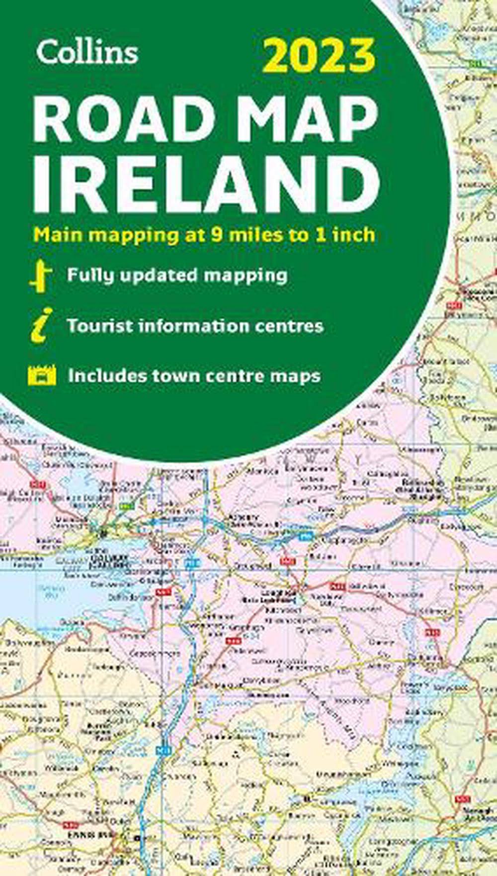 2023 Collins Road Map of Ireland By Collins Maps 9780008447854