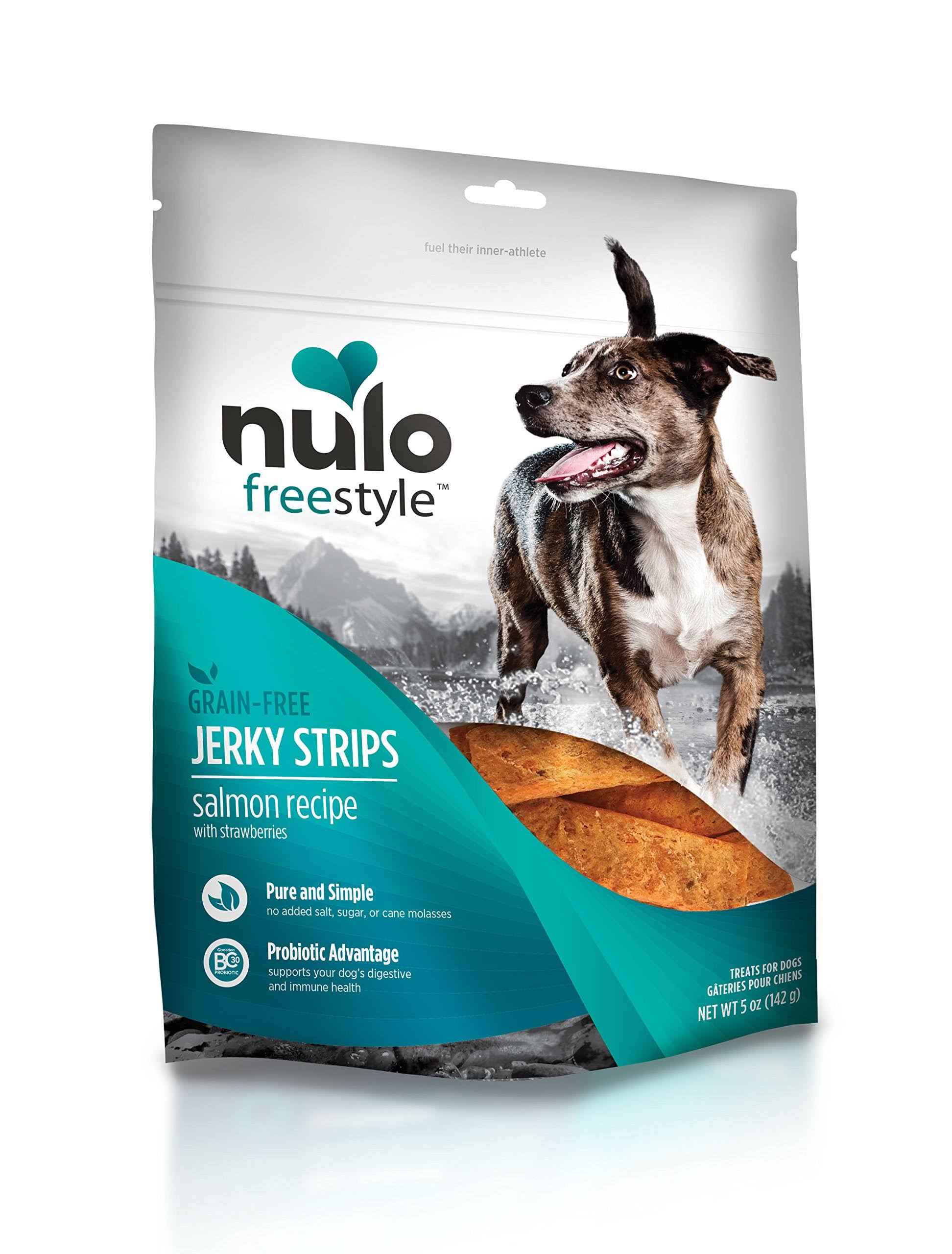 Nulo Freestyle Jerky Dog Treats: Healthy Grain Free Dog Treat - Natural Dog Treats For Training or Reward - Real Meat Jerky Strips For Puppy and Adult