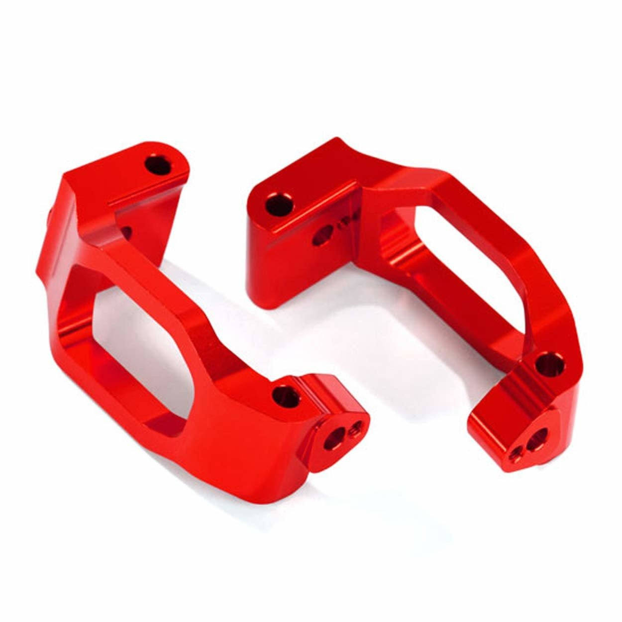 Traxxas 8932R Caster Blocks C-Hubs 6061-T6 Red Anod
