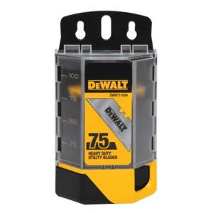 Dewalt Heavy Duty Utility Blades - 75 Pack