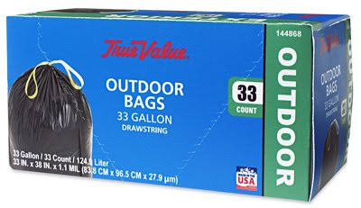True Value Outdoor Bags - 33 Count