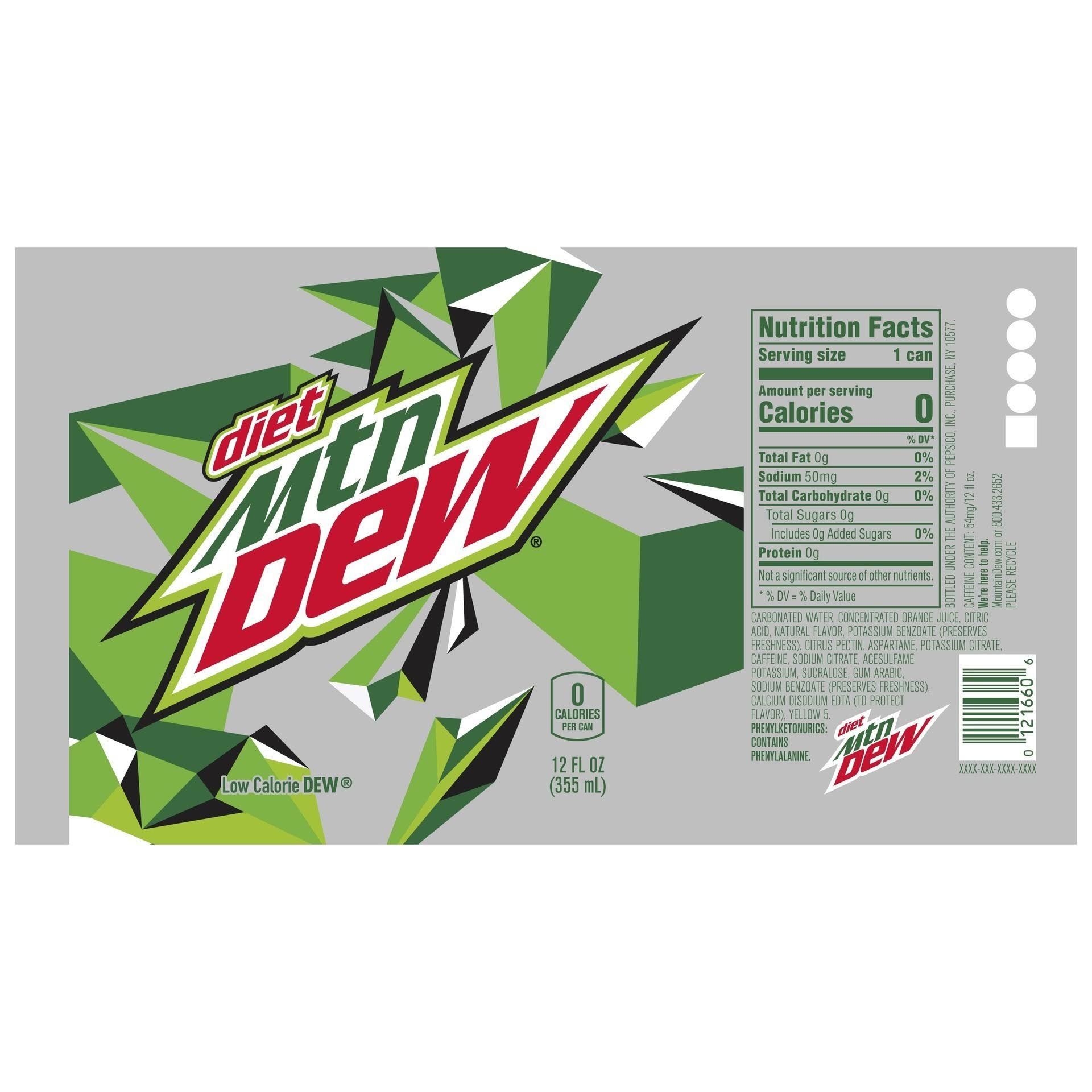 Mountain Dew Diet Soda