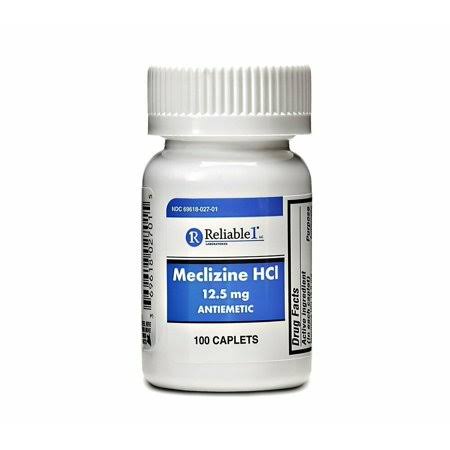 Reliable 1 Meclizine Antiemetic - 12.5mg, 100ct